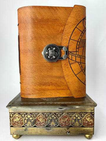5 x 7 Not all those who wander are lost - Leather Journal