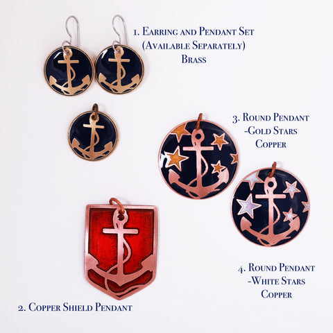 Copper and Brass Anchor Jewelry - A Symbol of Hope and Luck