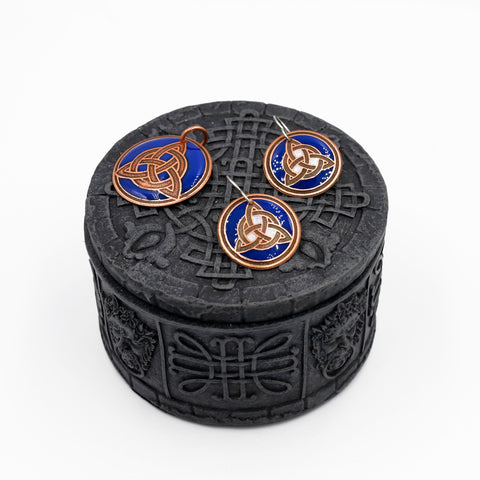 The Celtic Trinity Knot Jewelry Set and Celtic Treasure Box