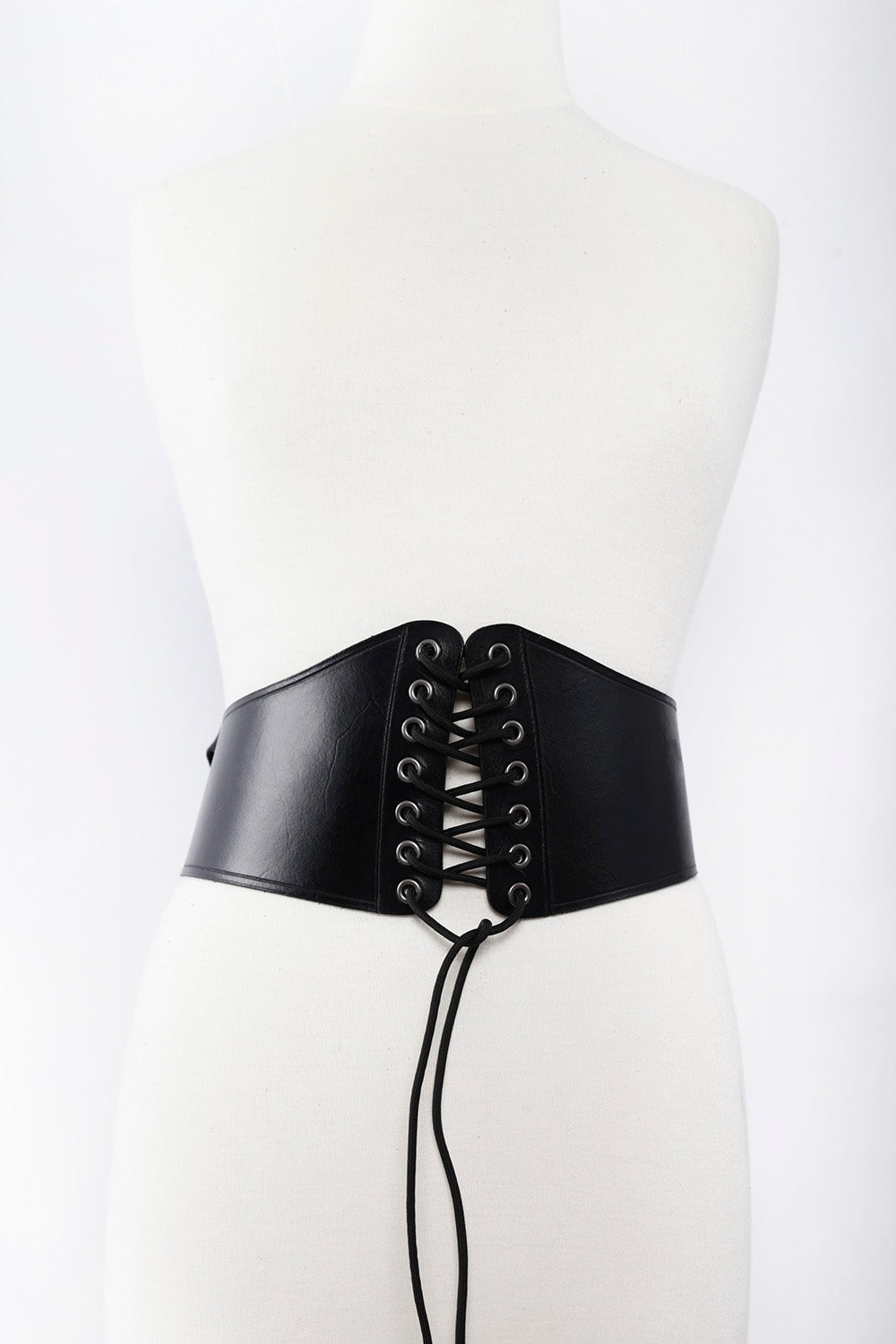 Black leather corset belt. Size is made to order. - Six Wings by Skrocki  Design
